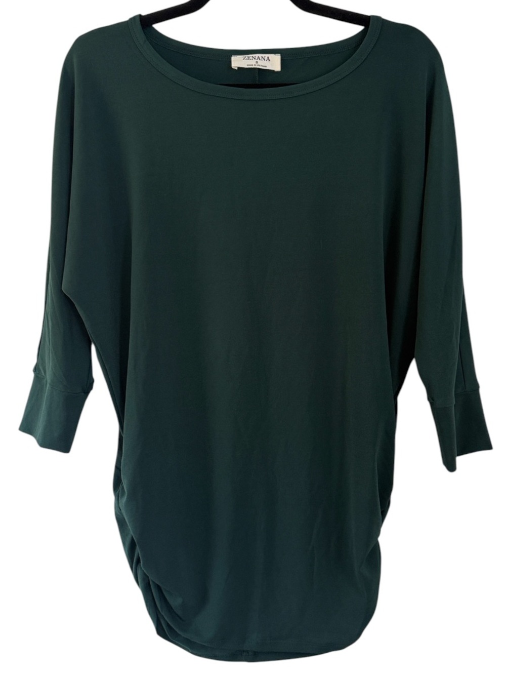 Zenana 1/2 Sleeve Oversized Flowy Tunic Top